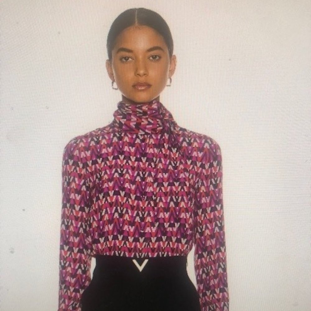 VALENTINO BLOUSE  TOP  GOING OUT SHIRT DRESS SHIRT  WORK SHIRT